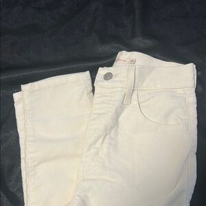 Levi's Cream Straight Leg Jeans